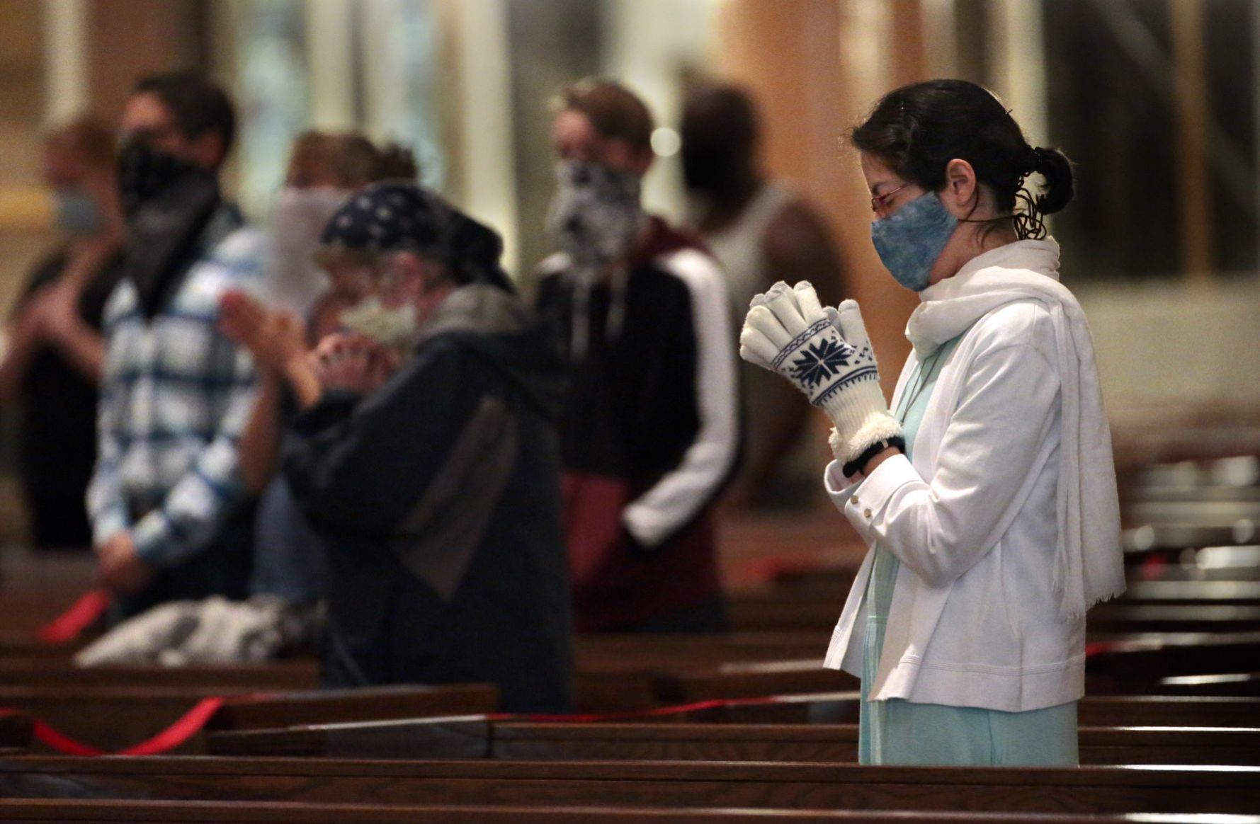 Parishioners return to Mass